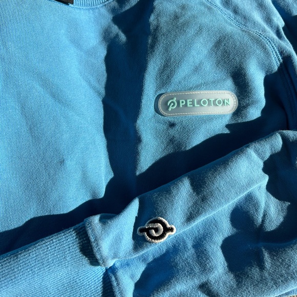 Peloton Vibrant Blue Crewneck Sweater - Picture 3 of 3